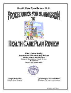 Health Care Plan Review Unit