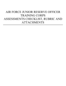 AFJROTC Unit Assessment Report