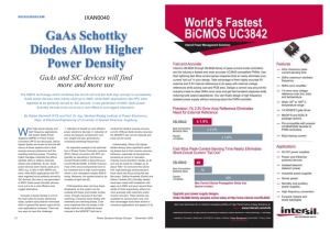 GaAS Schottky Diodes Allow Higher Power Density