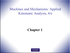 Machines and Mechanisms: Applied Kinematic Analysis, 4/e Chapter 1