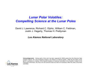 Lunar Polar Volatiles: Compelling Science at the Lunar Poles