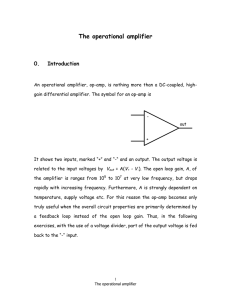 The operational amplifier
