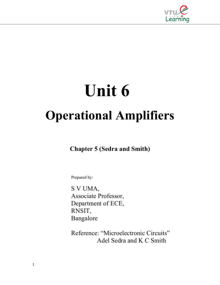 Unit 6 - VTU e