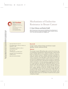 Mechanisms of Endocrine Resistance in Breast Cancer