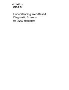 Understanding Web-Based Diagnostic Screens for GQAM