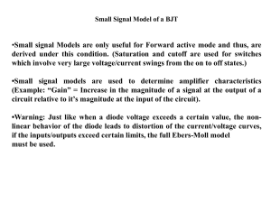 linear behavior of the diode leads to distortion of the current/voltage