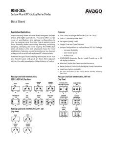 HSMS-282x Data Sheet