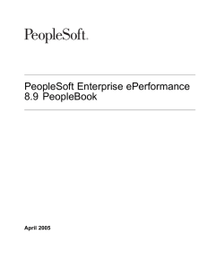 PeopleSoft Enterprise ePerformance 8.9 PeopleBook