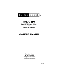 RX100-RM - Juice Goose
