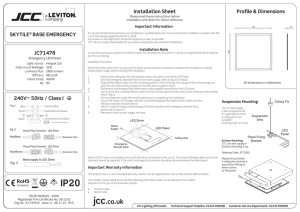 JC71478 installation sheet