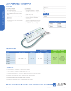 Product Data Sheet - Lauren Illumination