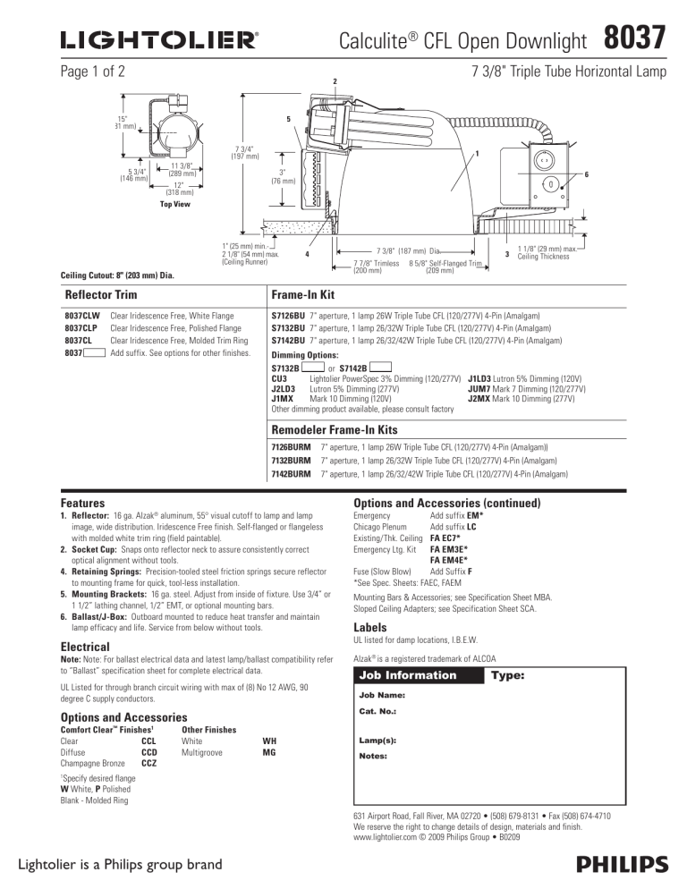 Cut Sheet