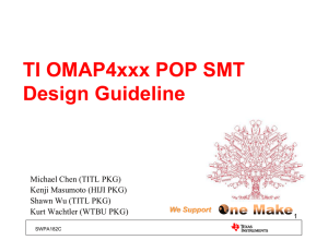 TI OMAP4430 POP SMT Design Guideline (Rev