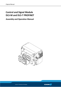 Control and Signal Module DL5-M and DL5-T PROFINET