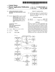 Application-specific testing methods for programmable logic devices