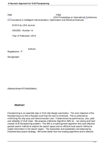 A Heuristic Approach for VLSI Floorplanning