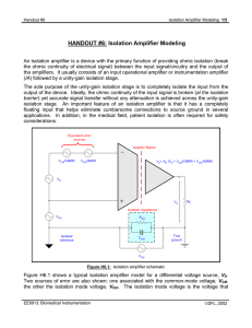 HANDOUT #1 Half-cell potentials of common metals