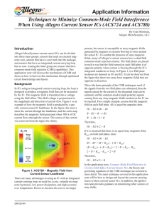 Techniques to Minimize Common-Mode Field Interference When