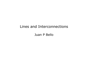 Lines and Interconnections