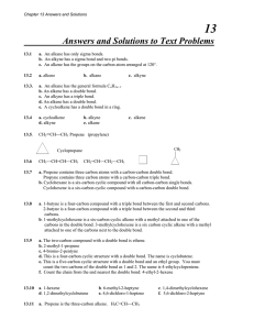Answers and Solutions to Text Problems