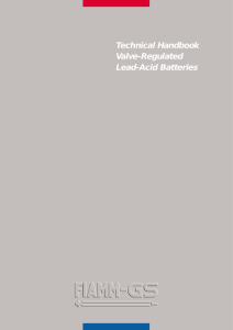Technical Handbook Valve-Regulated Lead-Acid