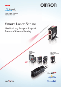 E3NC-L/E3NC-S Smart Laser Photoeectric Sensors Brochure