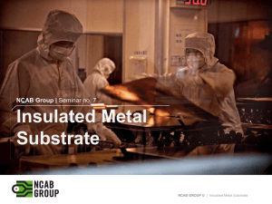 Cost drivers in PCB production Insulated Metal