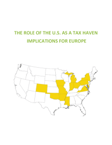 the role of the us as a tax haven implications for europe