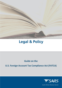 Guide on the US Foreign Account Tax Compliance Act (FATCA)