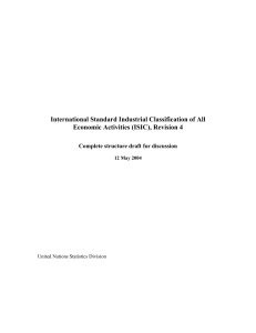 International Standard Industrial Classification of All Economic