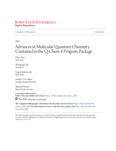 Advances in molecular quantum chemistry contained in the Q