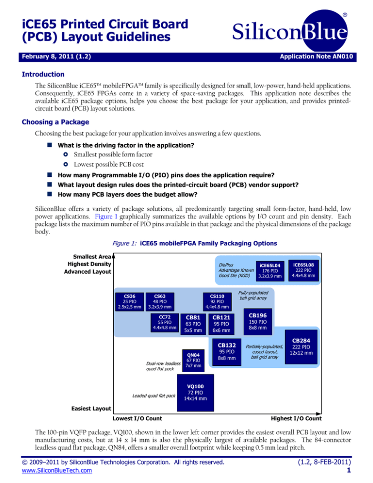 Printed Circuit Board (PCB) Layout Guidelines