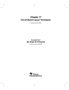 "Chapter 17 - Circuit Board Layout Techniques"