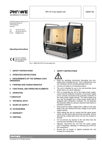 XR 4.0 X-ray expert unit 09057-99