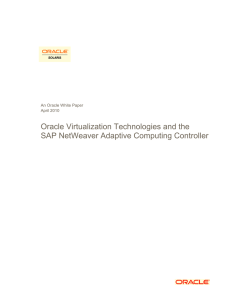 SAP NetWeaver Adaptive Computing Controller