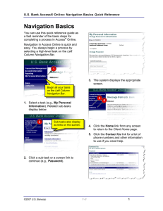 Navigation Basics