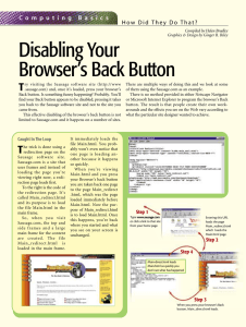 Disabling Your Browser`s Back Button