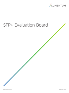 SFP+ Evaluation Board