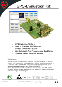 GPS-Evaluation Kit Evaluation Kit Evaluation Kit