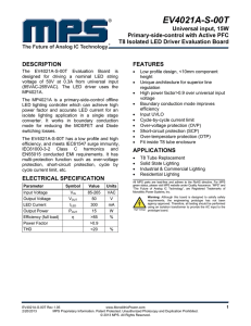 EV4021A-S-00T - Monolithic Power System