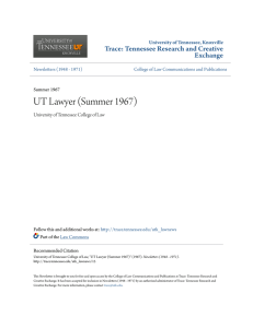 UT Lawyer (Summer 1967) - Trace
