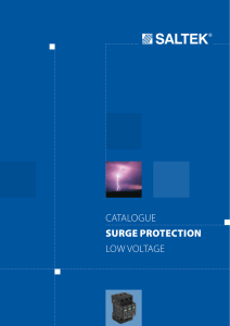 catalogue surge protection low voltage