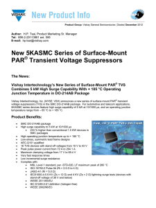 New 5KASMC Series of Surface-Mount PAR Transient