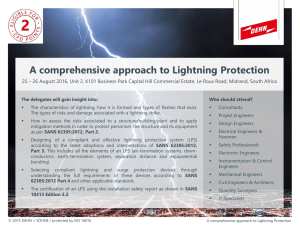 A comprehensive approach to Lightning Protection