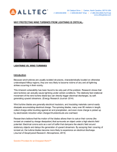 WHY PROTECTING WIND TURBINES FROM LIGHTNING IS