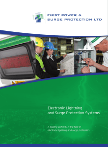 Electronic Lightning and Surge Protection Systems