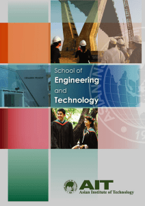 SET Brochure - School of Engineering and Technology
