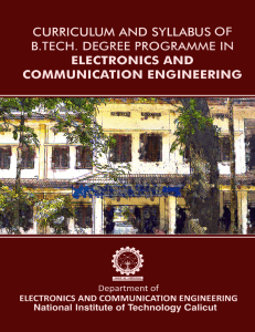 department of electronics and communication engineering