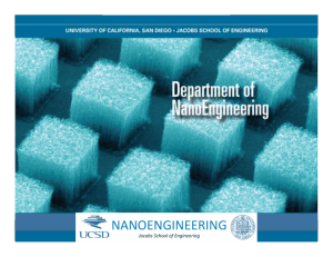 View Slides for NanoEngineering Department Presentation