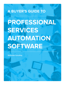 professional services automation software